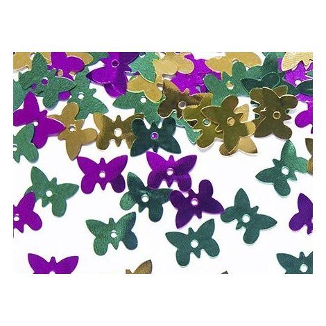 Konfetti PartyDeco Motylki metalizowane, 15g
